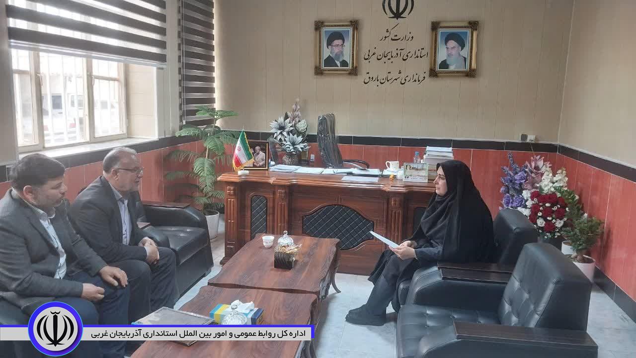 دیدار مردمی و ملاقات عمومی فرماندار باروق با مردم