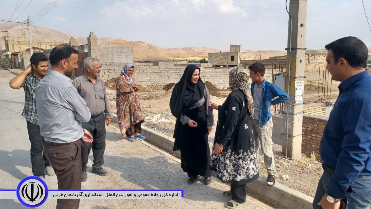 بررسی مشکلات آب شرب روستای قطار در بخش مرکزی باروق