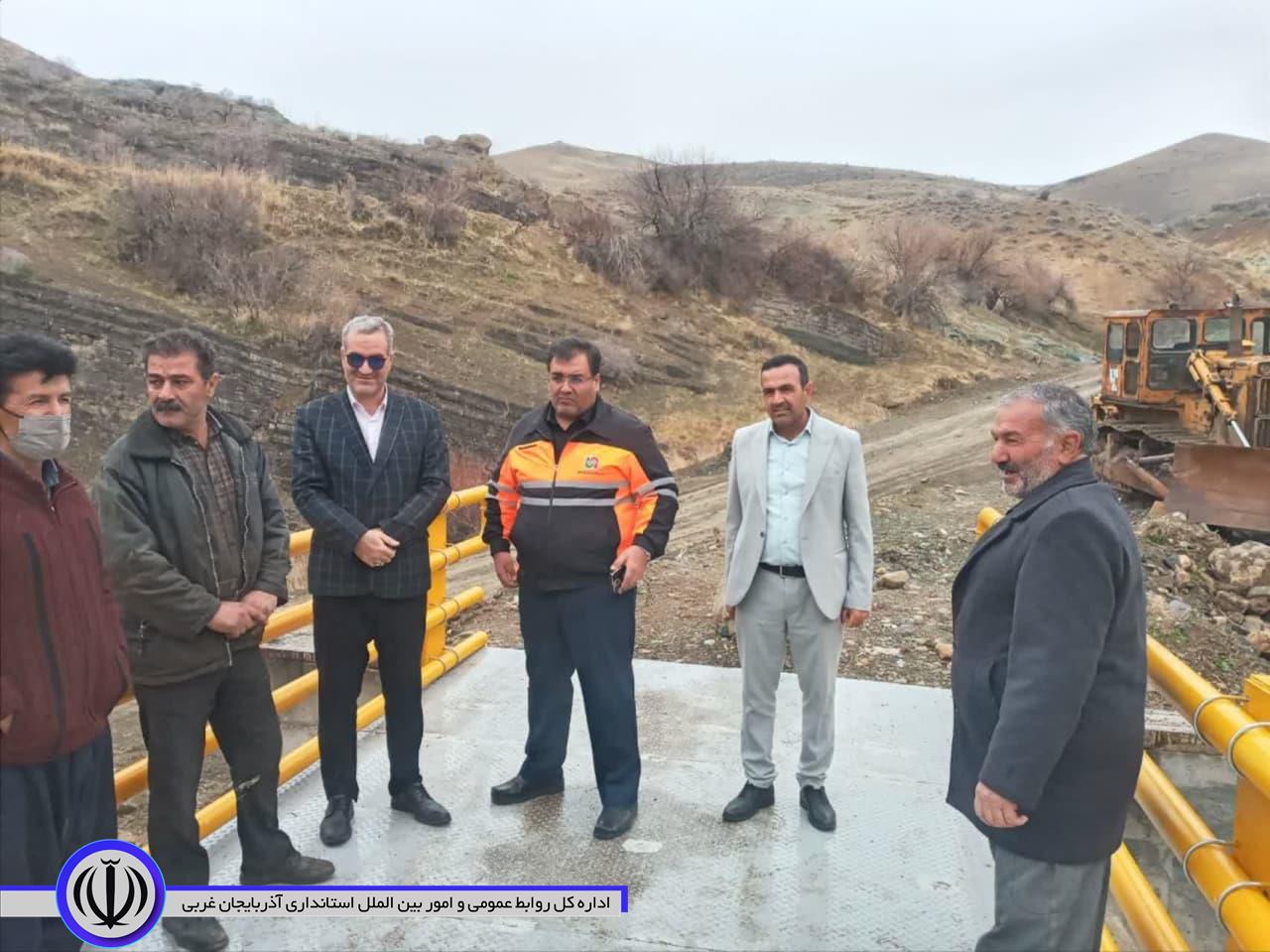 عملیات تکمیلی پل روستای گوزللوی قره داغ شروع شد