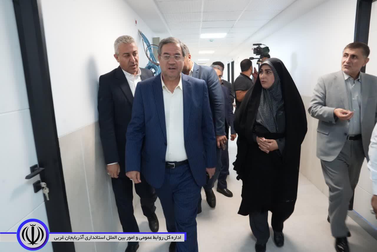 🔸بازدید استاندار آذربایجان‌غربی از مجتمع اداری شهرستان باروق