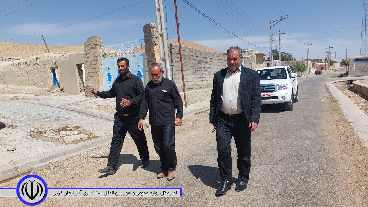 بازدید فرماندار از روستای شورجه حمیدیه