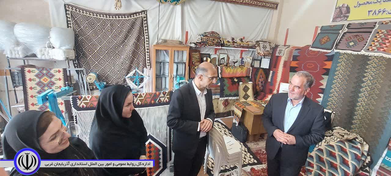 حضور معاون صنایع دستی اداره کل میراث فرهنگی، گردشگری و صنایع دستی استان آذربایجان غربی در شهرستان باروق
