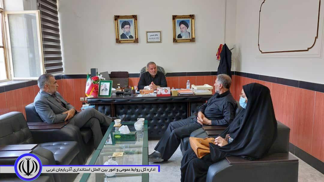 دیدار اعضای هیئت رئیسه شورای شهر باروق با مهندس حسینی فرماندار شهرستان