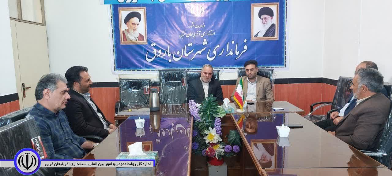 دیدار سرپرست شهرداری باروق