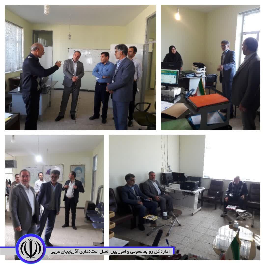 بازدید سر زده مهندس حسینی فرماندار شهرستان باروق از اداره جهاد کشاورزی