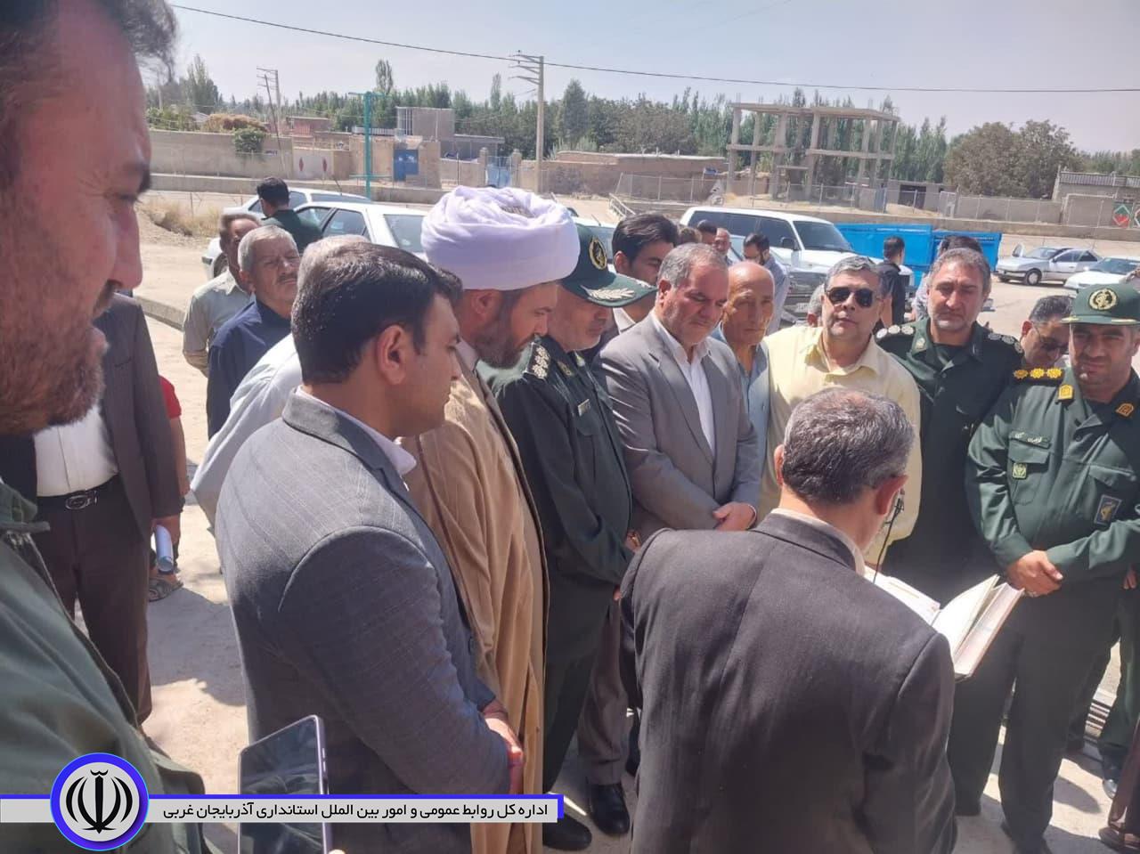 افتتاح آب رسانی به مناسبت هفته دفاع مقدس