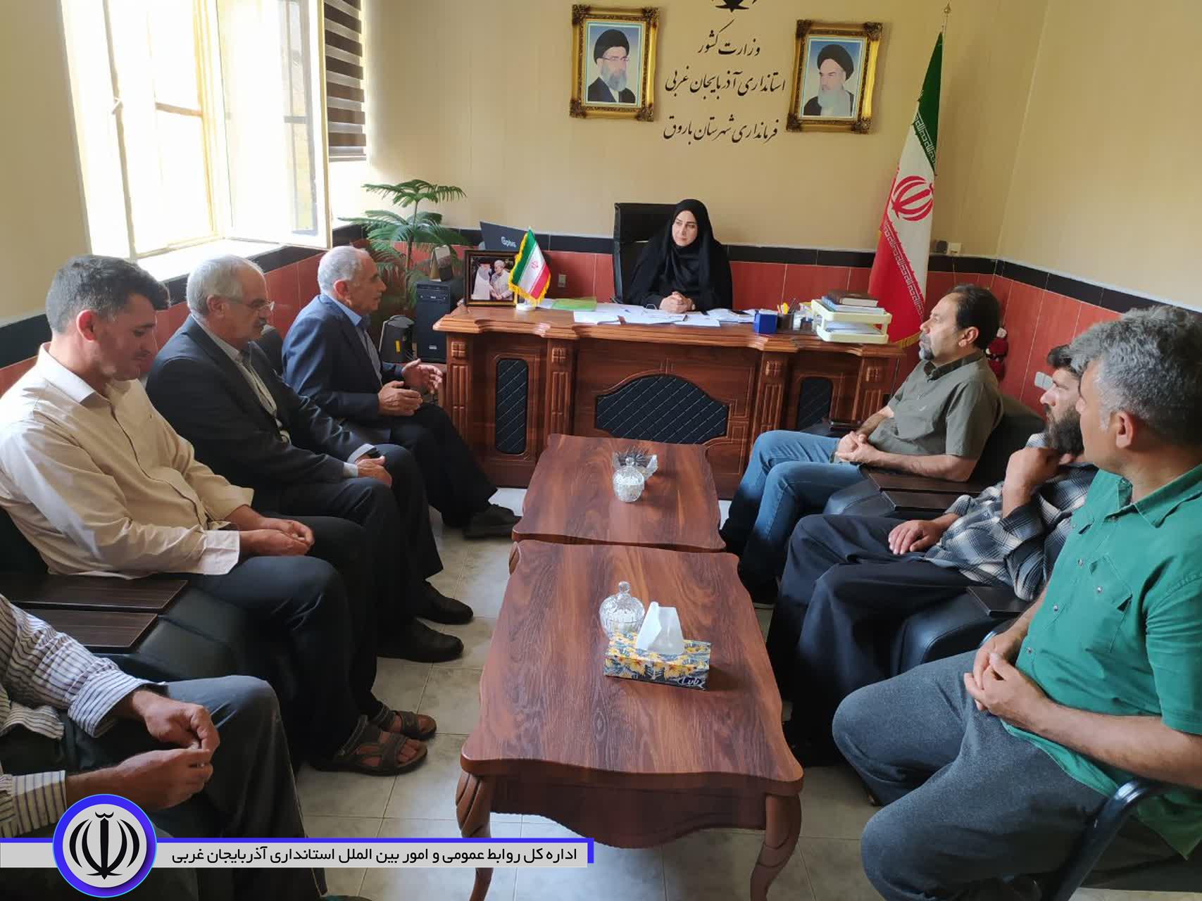 ملاقات مردمی فرماندار شهرستان باروق برگزار شد