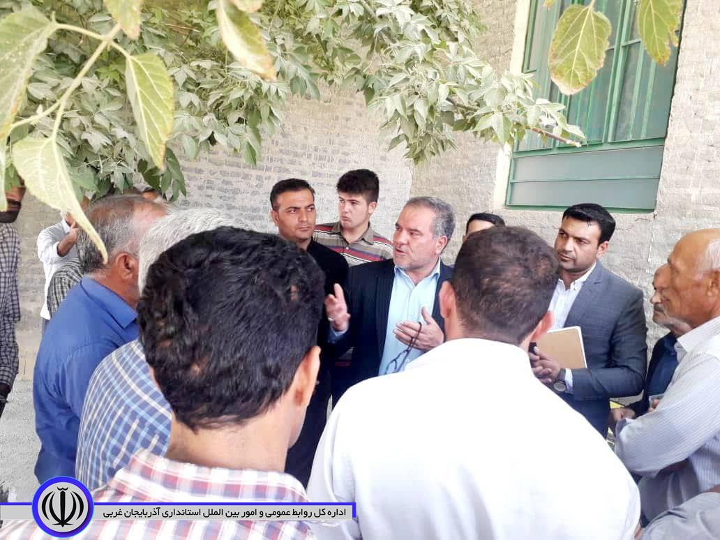 فرماندار باروق از روستای نوروزلو شهرستان باروق دیدار کرد