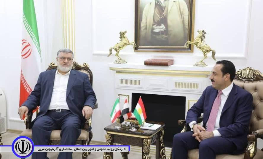 📷 دیدار استاندار آذربایجانغربی با استاندار اربیل اقلیم کردستان عراق