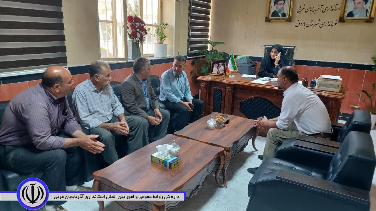 برگزاری ملاقات مردمی سرپرست فرمانداری باروق