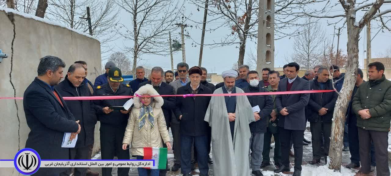 افتتاح نمادین از چندین پروژه عمرانی شهرداری شهر باروق
