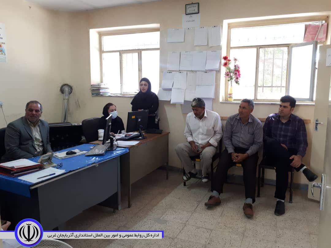بازدید سرزده مهندس حسینی از خانه بهداشت روستای نادر گلی؛