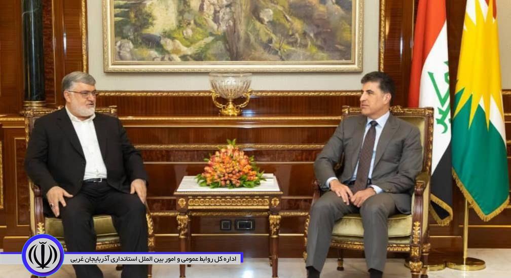 📷 دیدار محمدصادق معتمدیان استاندار آذربایجانغربی با نچیروان بارزانی رییس اقلیم کرستان عراق