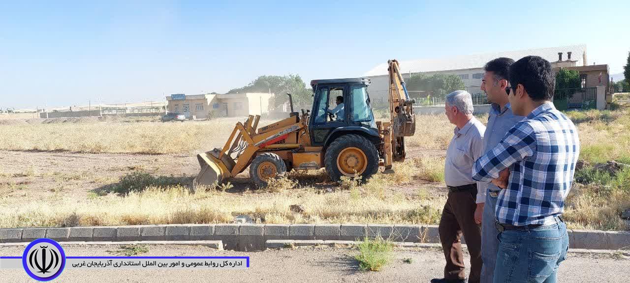 آغاز عملیات پروژه احداث مجتمع اداری شهرستان باروق