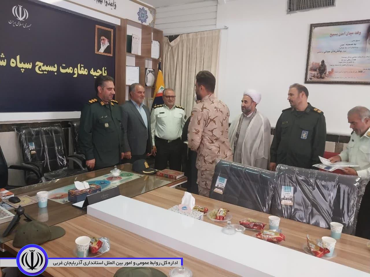 آیین قدردانی از سربازان نمونه شهرستان باروق