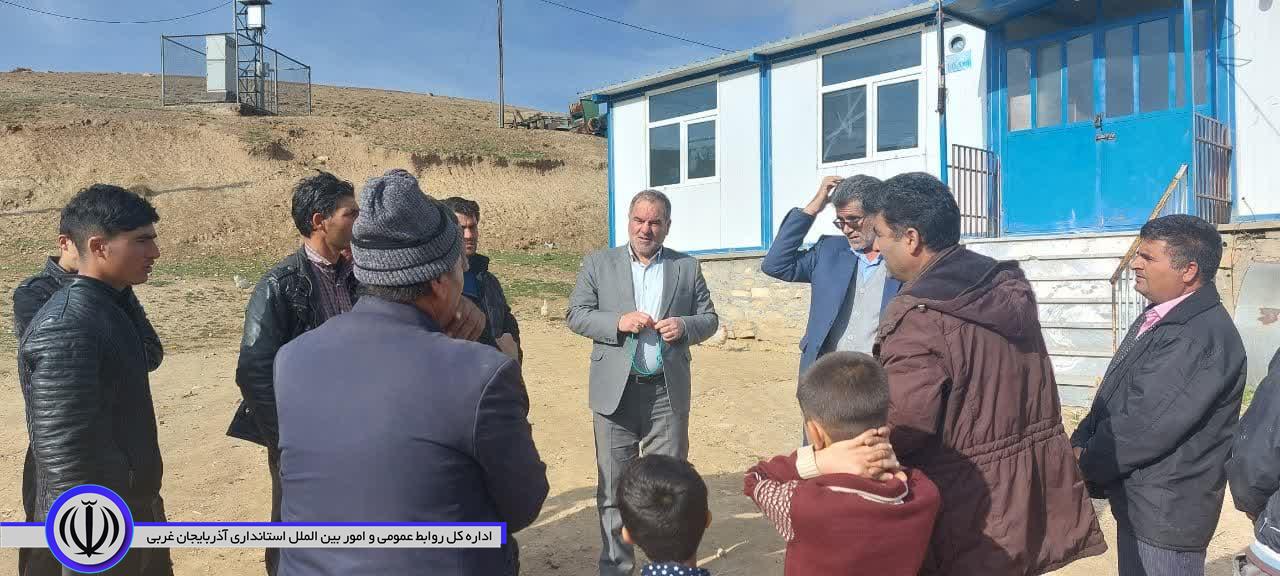 بازدید میدانی فرماندار شهرستان باروق از روستاهای محروم بخش نختالو