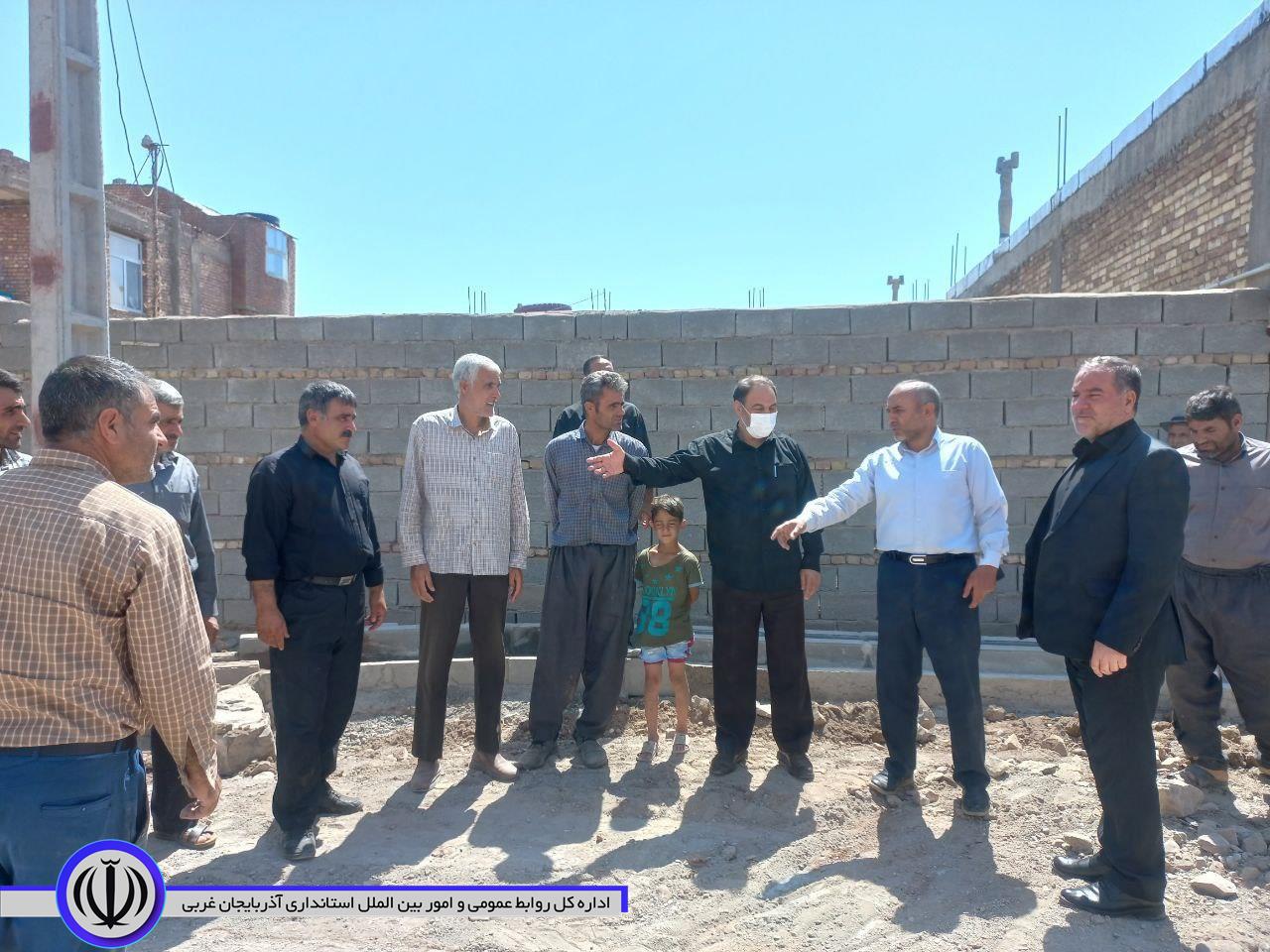 بازدید نماینده محترم شهرستانهای باروق ،چهاربرج . میاندوآب از طرح هادی روستاهای شهرستان باروق