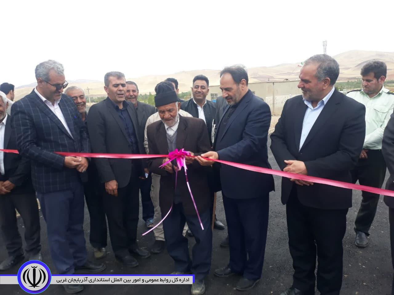 افتتاح راه روستای ینگجه
