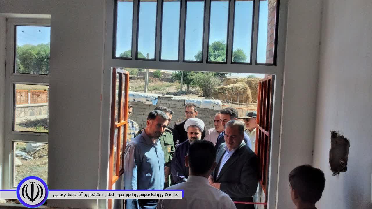 افتتاح مدرسه روستای قره بغاز