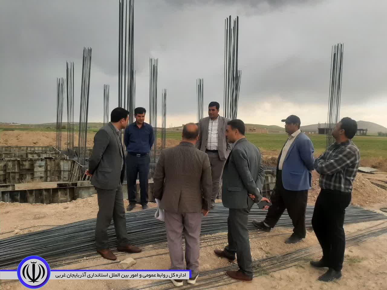 بازدید از اجرای عملیات پروژه ساخت مرکز جامع خدمات سلامت روستای گل سلیمان آباد