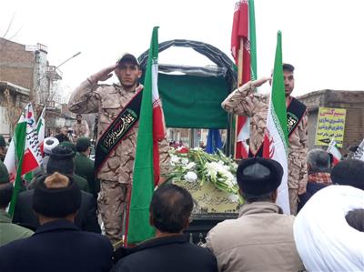 گزارش تصویری از تشییع باشکوه پیکر مطهر شهید گمنام هشت سال دفاع مقدس