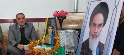 حضور فرماندار شهرستان باروق در یادواره شهدای خانگی منزل شهید کیومرث باروق